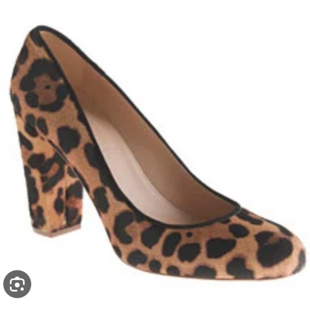 J. Crew Leopard Print Heels